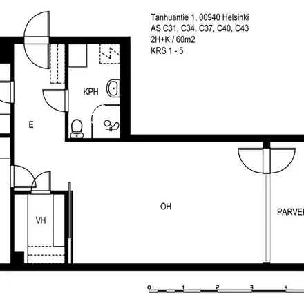 Rent this 2 bed apartment on Tanhuantie 1 in 00940 Helsinki, Finland