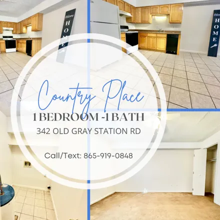 Rent this 1 bed apartment on 342 Old Gray Station Rd.