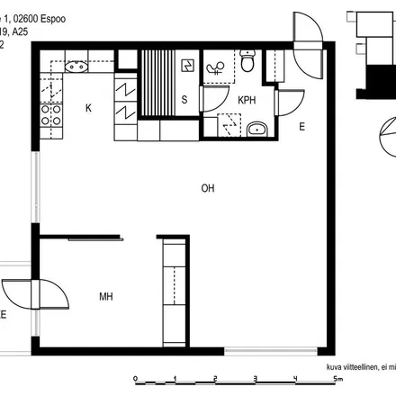 Rent this 2 bed apartment on Ruusutorpantie 1 in 02600 Espoo, Finland