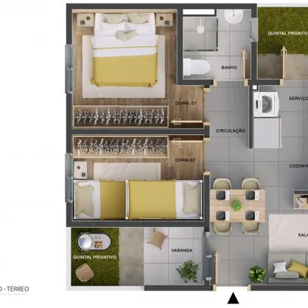 Buy this 1 bed apartment on Rua Professora Amália de Arruda Legendre Martini in Campinas - SP, 13051