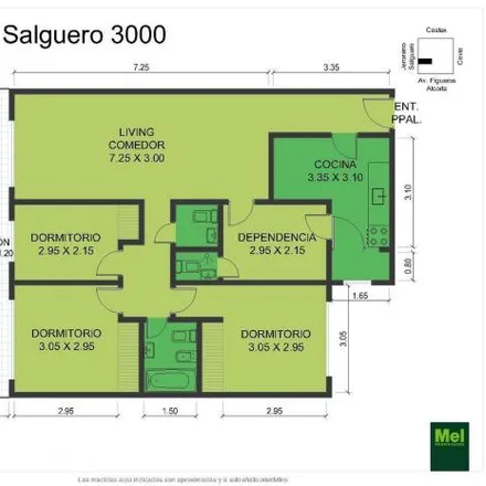 Buy this 3 bed apartment on Jerónimo Salguero 3038 in Palermo, C1425 DDA Buenos Aires