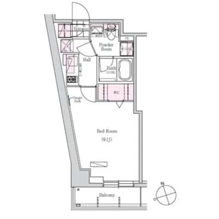 Image 2 - unnamed road, Shiba 1-chome, Minato, 105-8575, Japan - Apartment for rent
