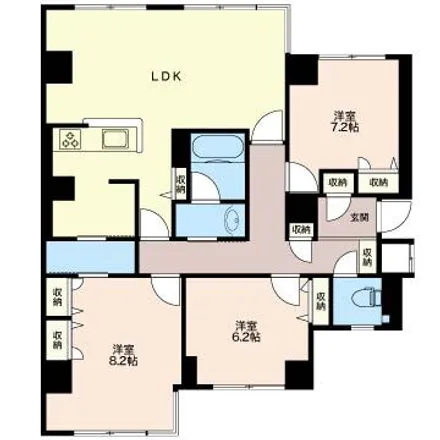 Image 2 - Harumi-dori Avenue, Kachidoki, Chuo, 104-0054, Japan - Apartment for rent