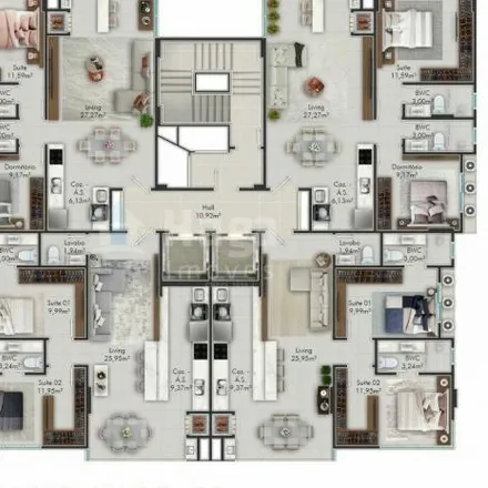 Buy this 2 bed apartment on Rua Riachuelo in Centro I, Brusque - SC