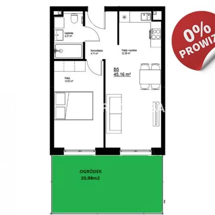 Buy this 2 bed apartment on Bieżanowska 253a in 30-836 Krakow, Poland