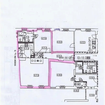 Rent this 1 bed apartment on Vysoký dům ´99 in U Lužického semináře 15, 118 00 Prague