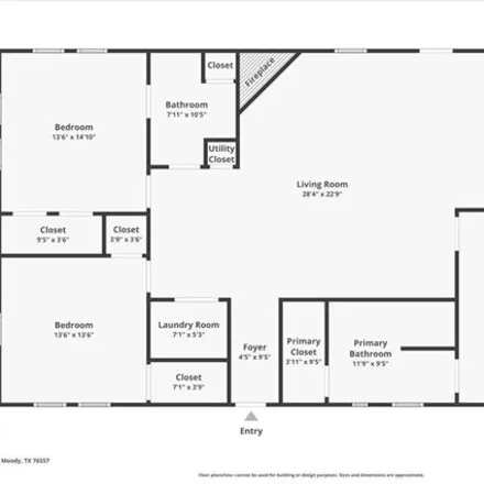 Image 3 - 626 Avenue F, Moody, McLennan County, TX 76557, USA - House for sale