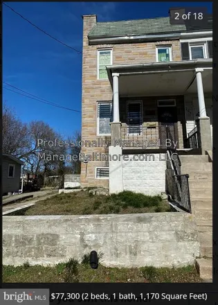 Buy this 2 bed townhouse on 2615 Foerster Avenue in Baltimore, MD 21230