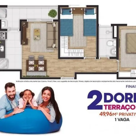Buy this 2 bed apartment on unnamed road in Vera Tereza, Caieiras - SP