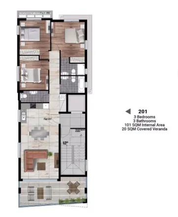 Image 8 - Faneromenis Avenue, 6035 Larnaca, Cyprus - Apartment for sale