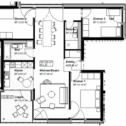 Rent this 4 bed apartment on Felsenburg in Gaissbergstrasse, 8280 Kreuzlingen