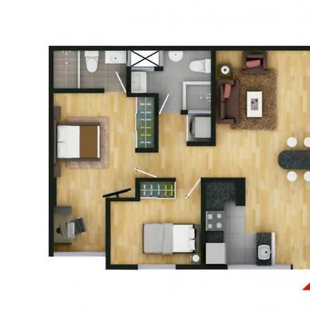 Buy this 2 bed apartment on Calle Nicolás de Piérola in San Miguel, Lima Metropolitan Area 15087