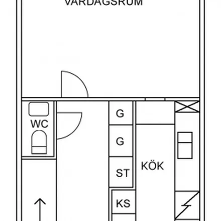 Image 2 - Skogskyrkogården, Klovsten, Landsvägsgatan, 642 60 Malmköping, Sweden - Apartment for rent