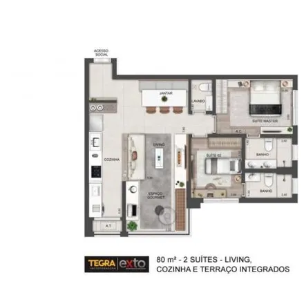 Buy this studio apartment on Tutta Gula in Avenida Nova Independência, Vila Olímpia
