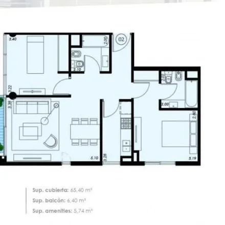 Buy this 2 bed apartment on Avenida Corrientes 3811 in Almagro, C1194 AAE Buenos Aires