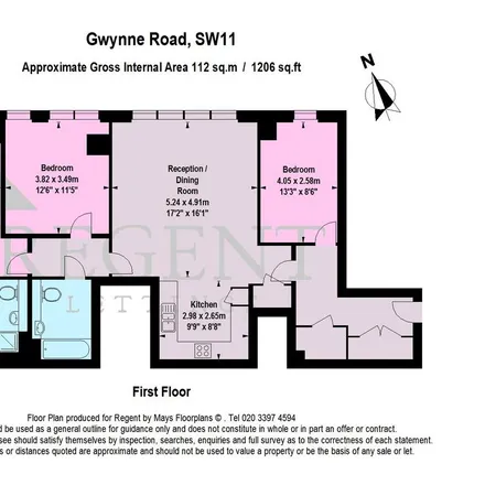 Image 9 - Gwynne Road, London, SW11 3GJ, United Kingdom - Apartment for rent