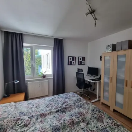 Rent this 1 bed apartment on Schafheckstraße 10 in 60599 Frankfurt, Germany
