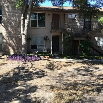 Rent this 3 bed condo on The BackYard in 9511 Powhatan Drive, San Antonio