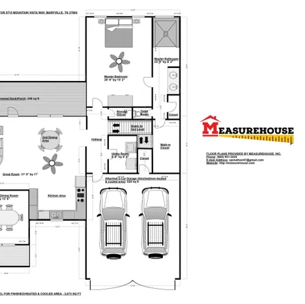 Image 2 - 3399 Iron Gate Drive, Baneberry, Jefferson County, TN 37890, USA - House for sale