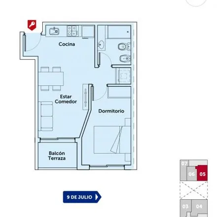 Buy this 1 bed apartment on EETP N 294 in 9 de Julio, Martin