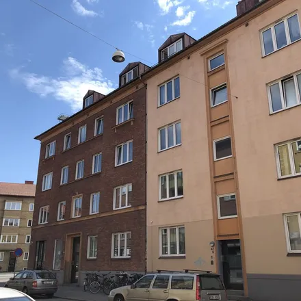 Rent this 3 bed apartment on Amalthea bokkafé in Kristianstadsgatan 41c, 214 36 Malmo