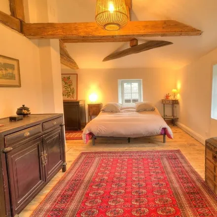 Rent this 3 bed house on Meaux-la-Montagne in Rhône, France