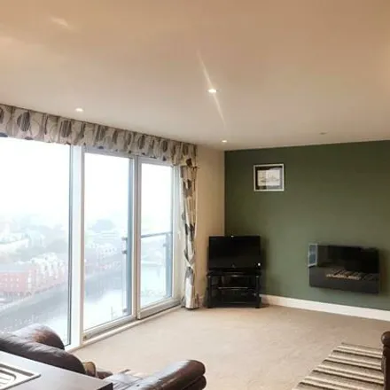 Rent this 1 bed room on Meridian Tower in Trawler Road, Swansea