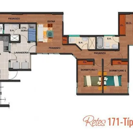 Buy this 3 bed apartment on Calle Francisco Retes 164 in Miraflores, Lima Metropolitan Area 15047