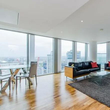 Rent this 3 bed apartment on Landmark East Tower in 24 Marsh Wall, Canary Wharf