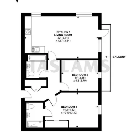 Image 9 - Osprey House, 1-504 Bedwyn Mews, Reading, RG2 0PR, United Kingdom - Apartment for rent