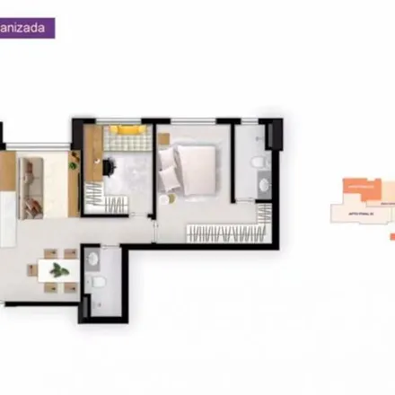 Buy this 2 bed apartment on Avenida T-5 in Serrinha, Goiânia - GO