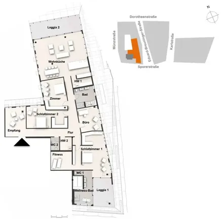 Rent this 6 bed apartment on Deutsche Bundesbank Hauptverwaltung in Baden-Württemberg in Marstallstraße 3, 70173 Stuttgart