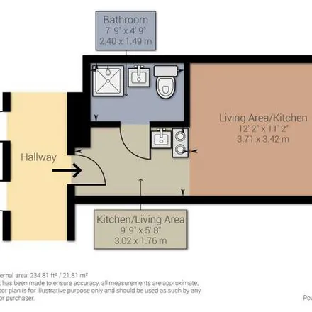 Rent this 1 bed apartment on Lehrter Straße 24-24A in 10557 Berlin, Germany