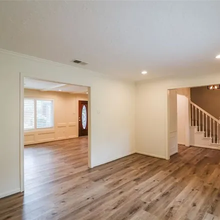Rent this 4 bed apartment on 15764 Canterbury Forest Drive in Houston, TX 77377