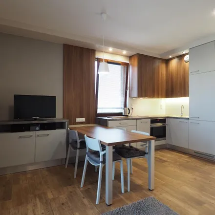 Rent this 2 bed apartment on Powstańców Śląskich in 01-349 Warsaw, Poland