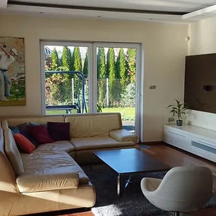 Rent this 1 bed apartment on Tadeusza Borowskiego 42A in 05-816 Michałowice-Wieś, Poland