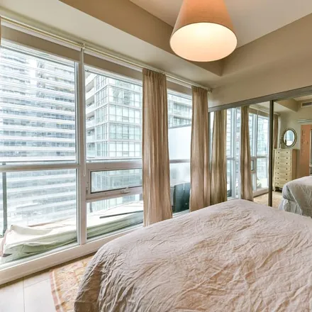 Rent this 1 bed condo on Toronto in ON M5J 0A6, Canada