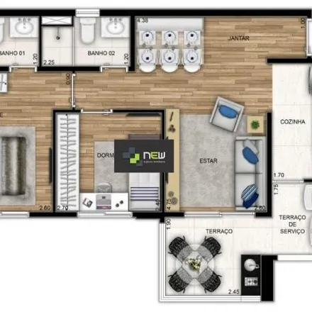 Buy this 2 bed apartment on Avenida Doutor Eduardo Cotching in Vila Formosa, São Paulo - SP