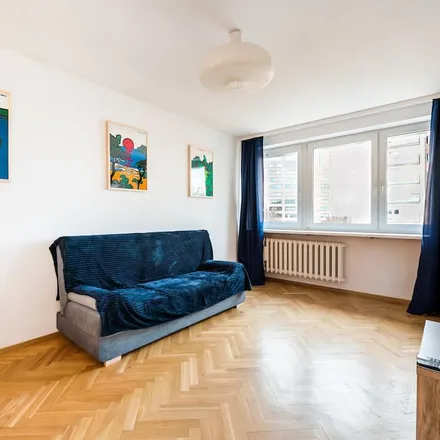 Rent this 1 bed apartment on Indiry Gandhi 02 in 02-775 Warsaw, Poland