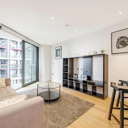 Rent this studio apartment on Riverlight Four in Battersea Park Road, Nine Elms