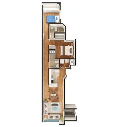 Buy this studio apartment on Fray Angelico in Surquillo, Lima Metropolitan Area 15038