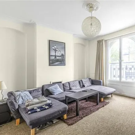 Rent this 3 bed house on Clapham Manor Primary School in Belmont Road, London