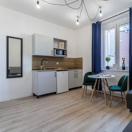 Rent this studio apartment on Kopanina 59 in 60-105 Poznan, Poland