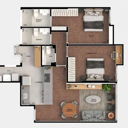 Buy this 2 bed apartment on Rua Doutor Homem de Melo 193 in Perdizes, São Paulo - SP
