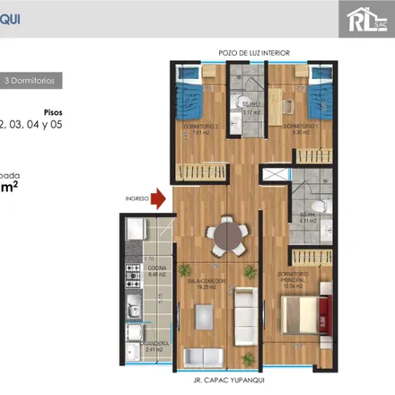 Buy this 3 bed apartment on Misión Carismatica Internacional in Jirón Leon Velarde, Lince