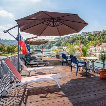 Rent this 1 bed apartment on 5 Quai Rambaud in 69002 Lyon, France