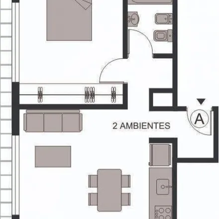 Buy this 1 bed apartment on Bahía Blanca 4759 in Villa Devoto, C1419 GGI Buenos Aires