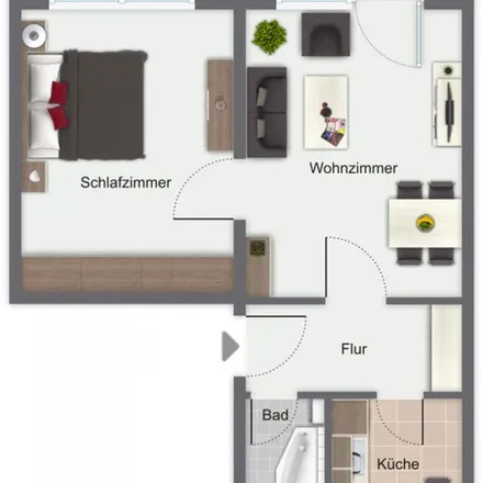 Rent this 2 bed apartment on Straße der Jugend 25 in 99706 Sondershausen, Germany