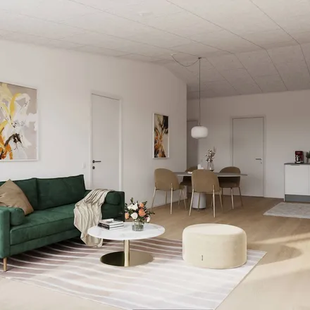 Rent this 3 bed apartment on Hedehuse in Hjortholmvej 60, 9530 Støvring