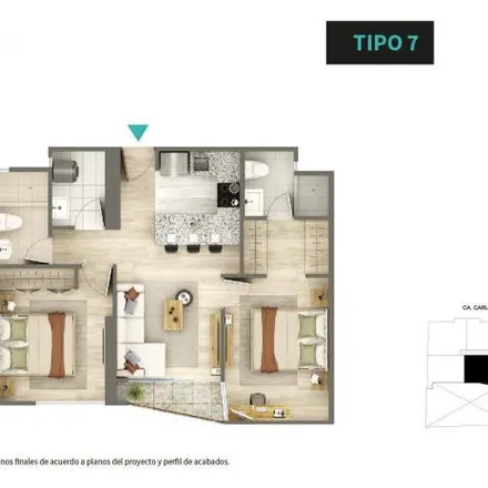Buy this 2 bed apartment on Seguro Integral de Salud - SIS in Avenida Carlos Gonzalez 212, San Miguel